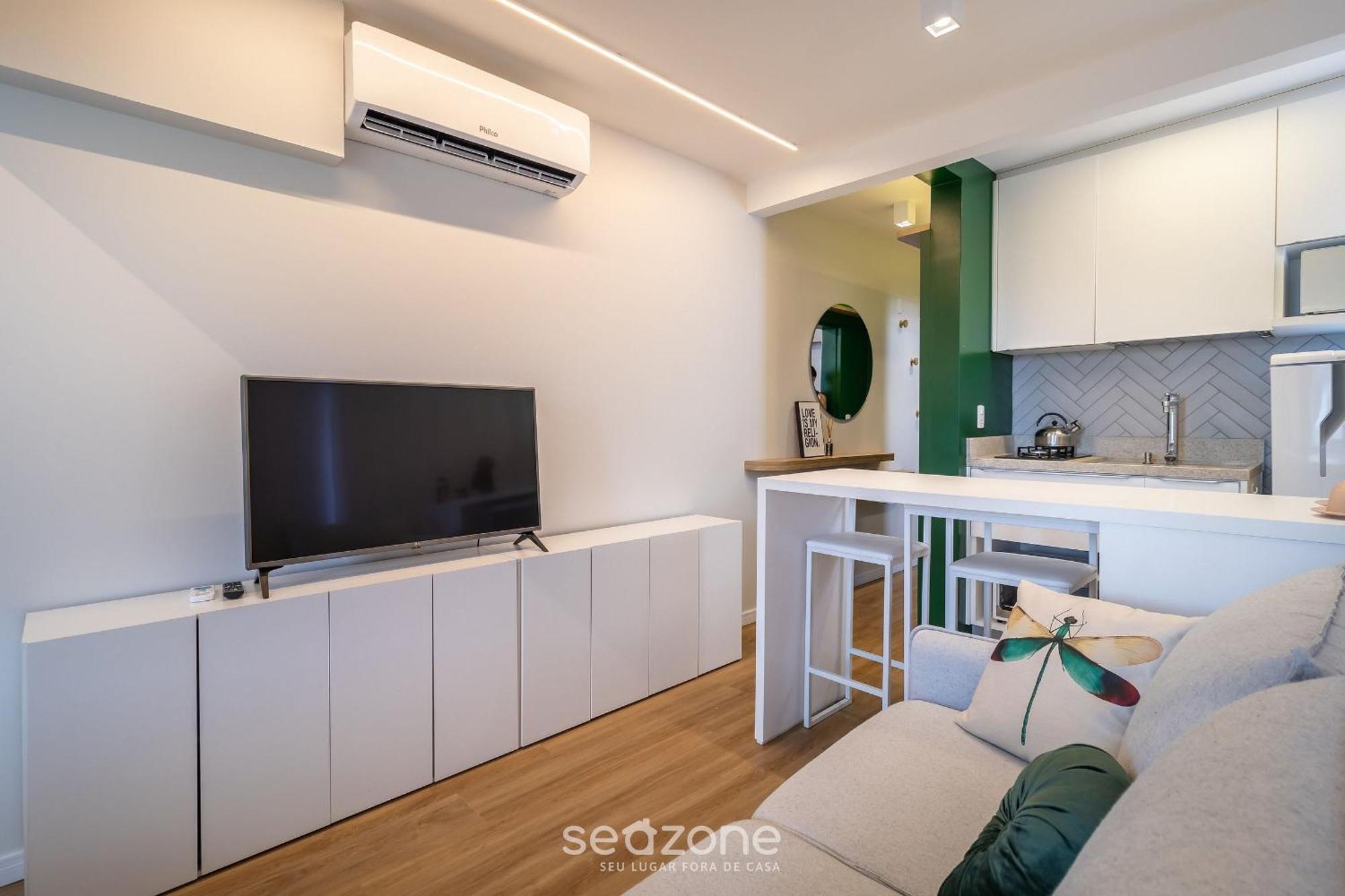 Apartamento Estudio Charmoso Em Itacorubi Jvv303 *